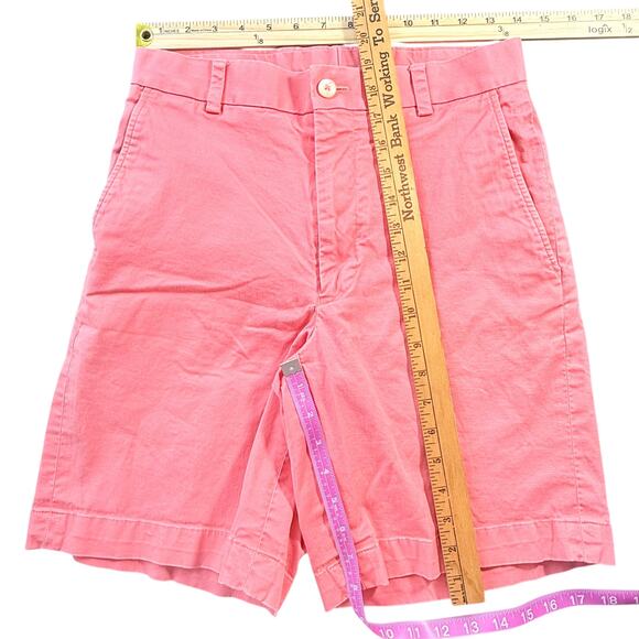 Southern Tide Boys Polo Shorts Outfit XL 28 Preppy CountryClub Coastal Pink Blue - Picture 10 of 10